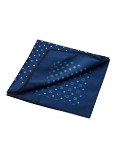 Men's Handkerchief Navy Blue Bolf PO25