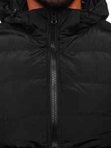 Men's Hooded Gilet Black Bolf 6870