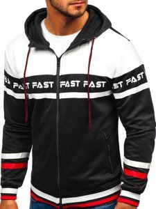 Men's Hoodie Black Bolf 35022