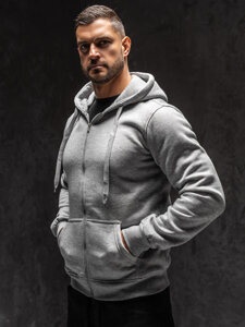 Men's Hoodie Grey Bolf 2008A1