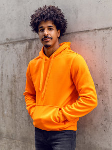 Men's Hoodie Kangaroo Orange Bolf 2009A