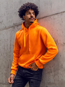 Men's Hoodie Kangaroo Orange Bolf 2009A