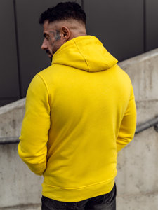 Men's Hoodie Kangaroo Yellow Bolf 2009A