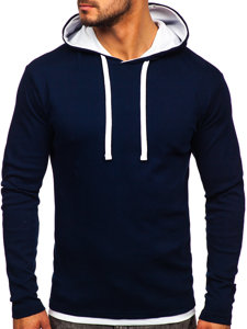 Men's Hoodie Navy Blue Bolf 03