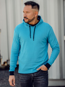 Men's Hoodie Turquoise Bolf 145380