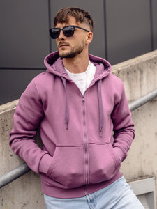 Men's Hoodie Violet Bolf 2008A