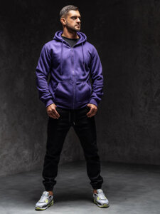 Men's Hoodie Violet Bolf 2008A1