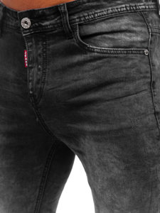 Men's Jeans Regular Fit Black Bolf K10007-2