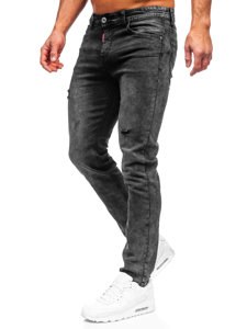 Men's Jeans Regular Fit Black Bolf K10007-2