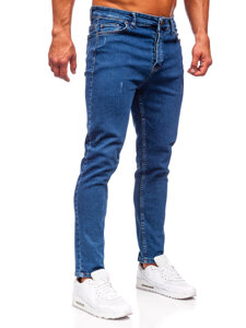 Men's Jeans Regular Fit Navy Blue Bolf 6052