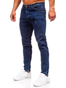 Men's Jeans Regular Fit Navy Blue Bolf 6058