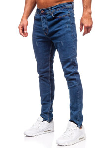 Men's Jeans Regular Fit Navy Blue Bolf 6312