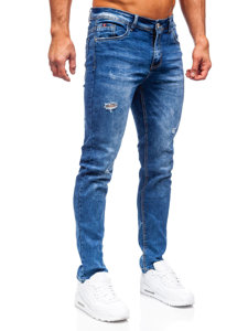 Men's Jeans Regular Fit Navy Blue Bolf K10008-1