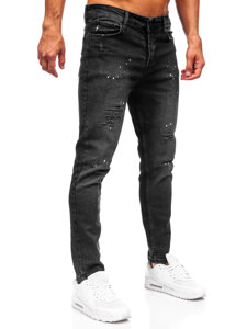 Men's Jeans Slim Fit Black Bolf 6530