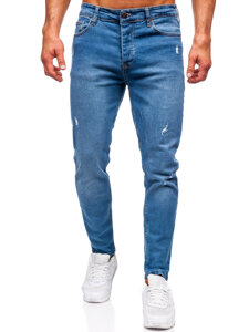 Men's Jeans Slim Fit Navy Blue Bolf 6485