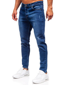 Men's Jeans Slim Fit Navy Blue Bolf 6558