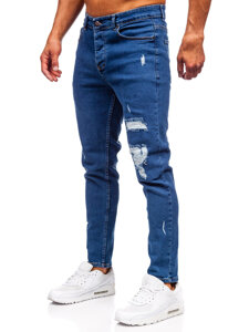 Men's Jeans Slim Fit Navy Blue Bolf 6565