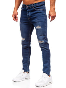 Men's Jeans Slim Fit Navy Blue Bolf 6569