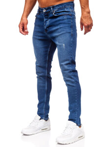 Men's Jeans Slim Fit Navy Blue Bolf 6585