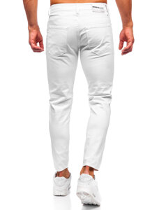 Men's Jeans Slim Fit White Bolf 5872