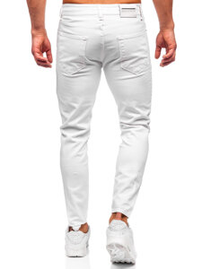 Men's Jeans Slim Fit White Bolf 5876