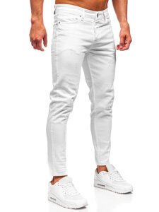 Men's Jeans Slim Fit White Bolf 5877