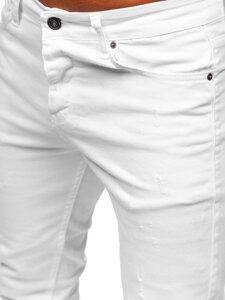 Men's Jeans Slim Fit White Bolf 5888