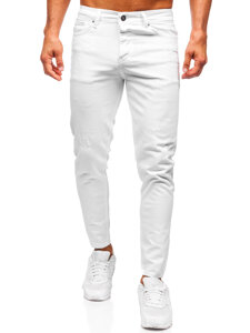 Men's Jeans Slim Fit White Bolf 5888