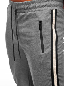 Men's Jogger Sweatpants Grey Bolf JX6156