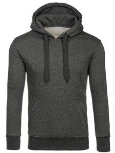 Men's Kangaroo Hoodie Anthracite Bolf 2009