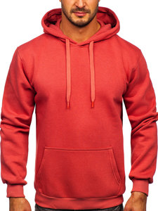 Men's Kangaroo Hoodie Coral Bolf 1004