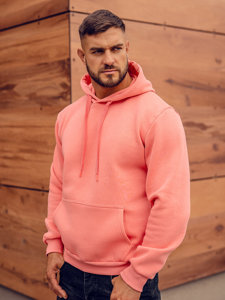 Men's Kangaroo Hoodie Coral Bolf 1004