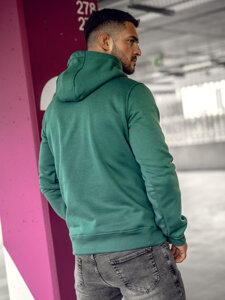 Men's Kangaroo Hoodie Dark Green Bolf 2009A