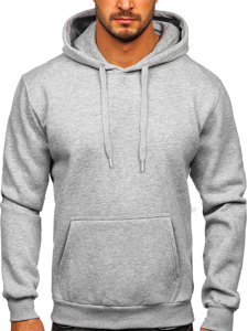 Men's Kangaroo Hoodie Dark Grey Bolf 1004