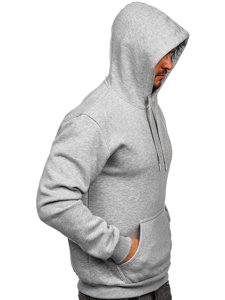 Men's Kangaroo Hoodie Dark Grey Bolf 1004