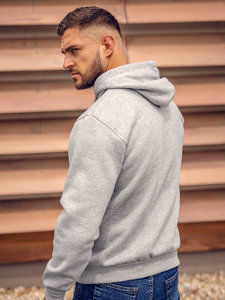 Men's Kangaroo Hoodie Dark Grey Bolf 1004