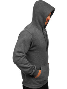 Men's Kangaroo Hoodie Graphite Bolf 1004