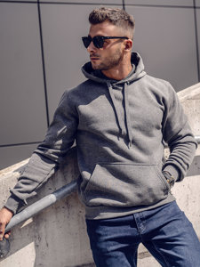 Men's Kangaroo Hoodie Graphite Bolf 1004