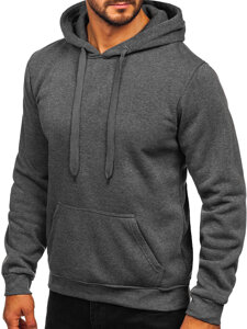 Men's Kangaroo Hoodie Graphite Bolf MB001