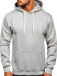 Men's Kangaroo Hoodie Grey Bolf 1004