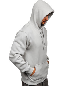 Men's Kangaroo Hoodie Grey Bolf 1004