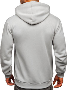 Men's Kangaroo Hoodie Grey Bolf 1004