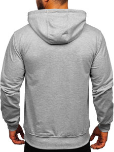 Men's Kangaroo Hoodie Grey Bolf B10003