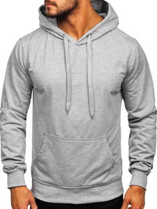 Men's Kangaroo Hoodie Grey Bolf B10003