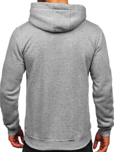 Men's Kangaroo Hoodie Grey Bolf MB001