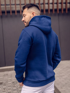 Men's Kangaroo Hoodie Indigo Bolf 1004