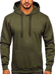 Men's Kangaroo Hoodie Khaki Bolf 1004