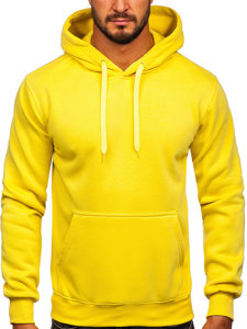 Men's Kangaroo Hoodie Light Yellow Bolf 2009-33