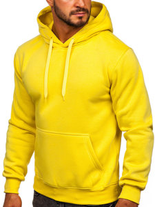 Men's Kangaroo Hoodie Light Yellow Bolf 2009-33