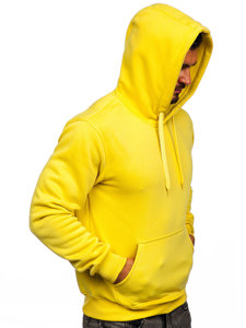 Men's Kangaroo Hoodie Light Yellow Bolf 2009-33